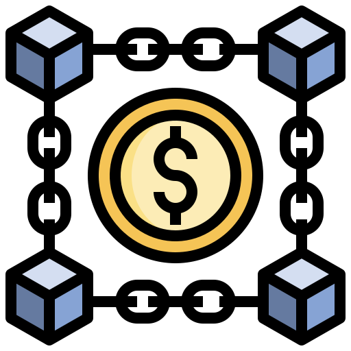 blockchain Surang Lineal Color icon