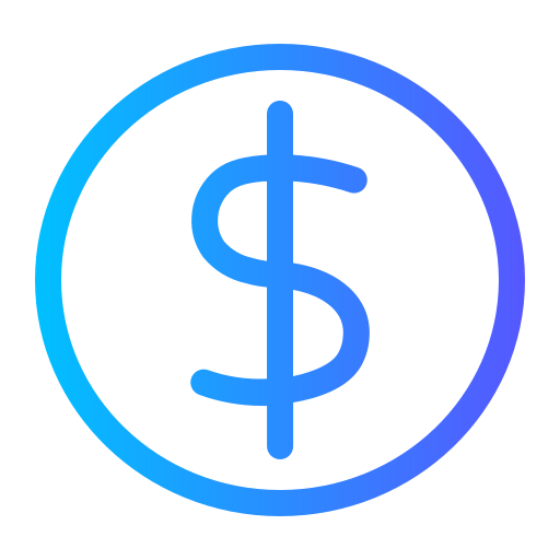 dollar Generic Gradient Icône