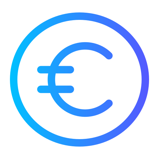 euro Generic Gradient icon