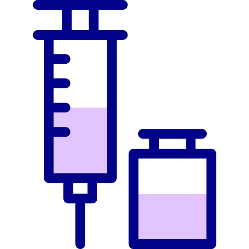 Syringe Detailed Mixed Lineal color icon