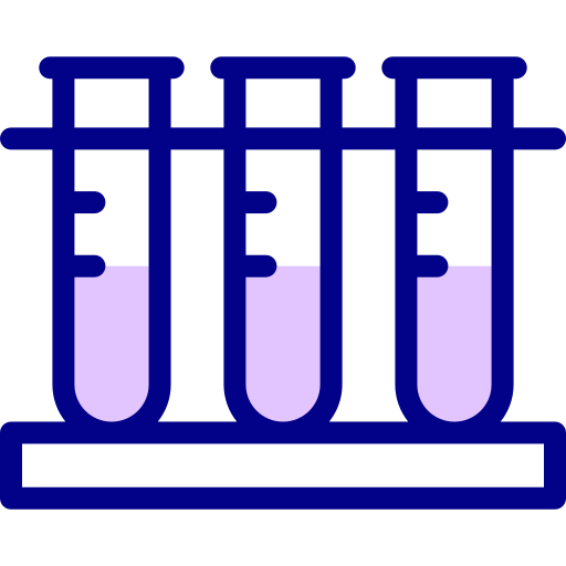 試験管 Detailed Mixed Lineal color icon