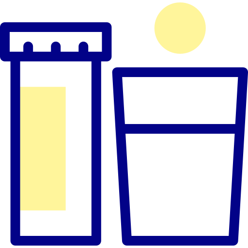ビタミン Detailed Mixed Lineal color icon