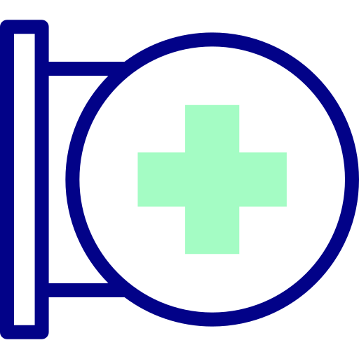 farmacia Detailed Mixed Lineal color icono