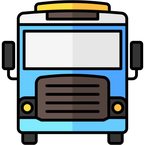 bus Generic Outline Color icoon