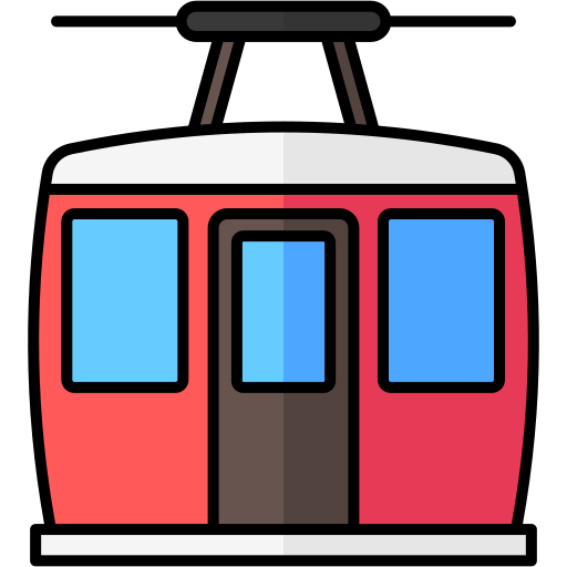 seilbahn Generic Outline Color icon