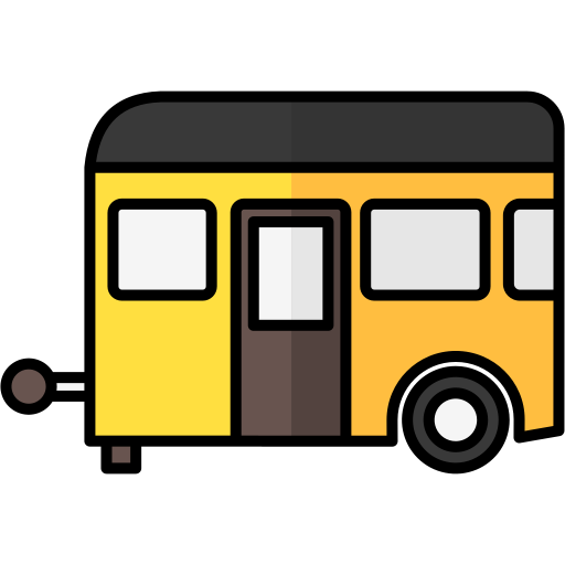 Travel trailer Generic Outline Color icon