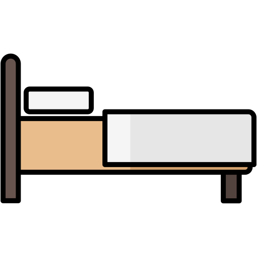 cama Generic Outline Color icono