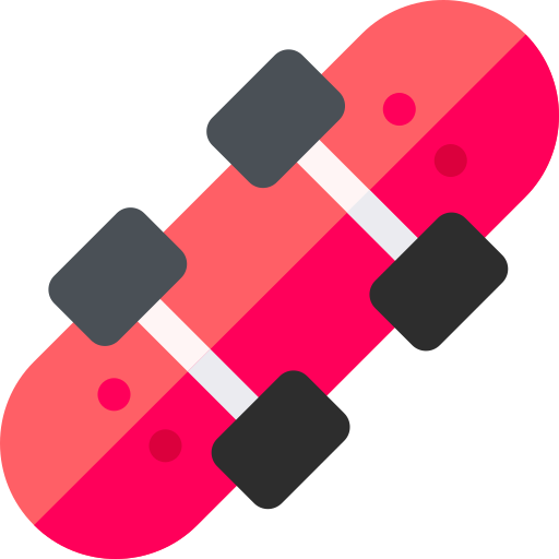 Skate Basic Rounded Flat icon