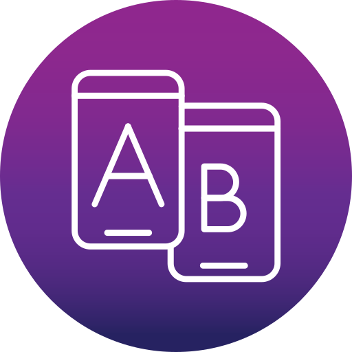 Ab testing Generic Flat Gradient icon