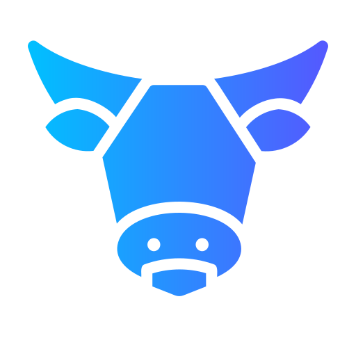 Корова Generic Flat Gradient иконка