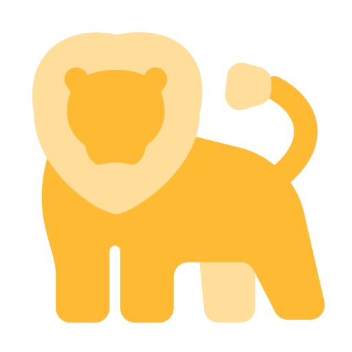 Lion Generic Flat icon