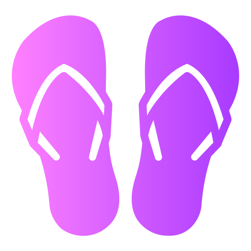 Flip flop Generic Flat Gradient icon