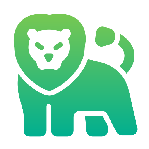 Lion Generic Flat Gradient icon