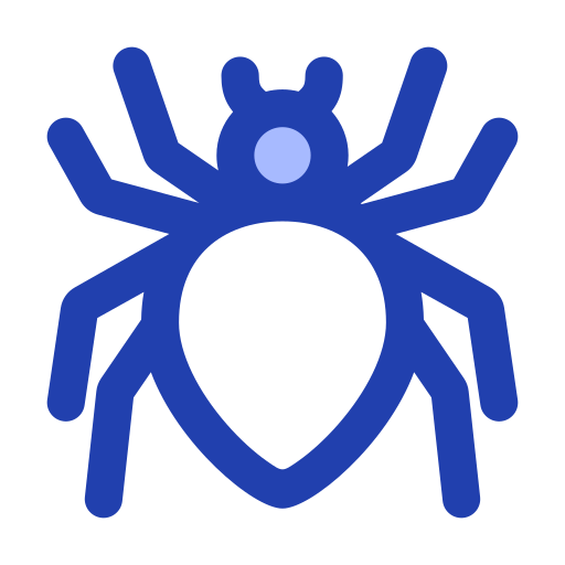 Spider Generic Blue icon