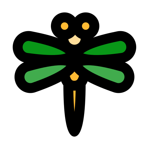 libélula Generic Outline Color icono
