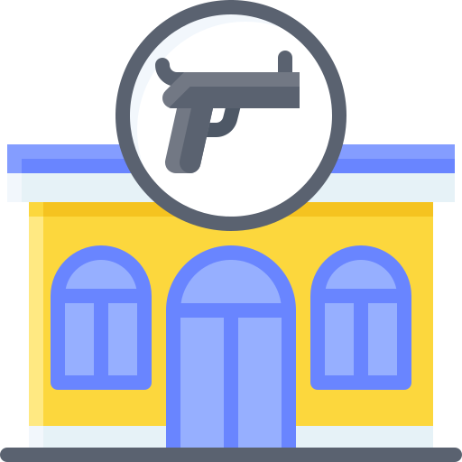 Gun shop Generic Flat icon