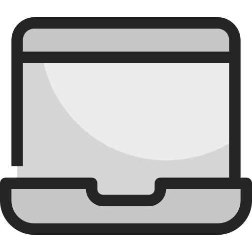 computadora portátil Generic Outline Color icono