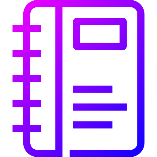 Notebook Generic Gradient icon