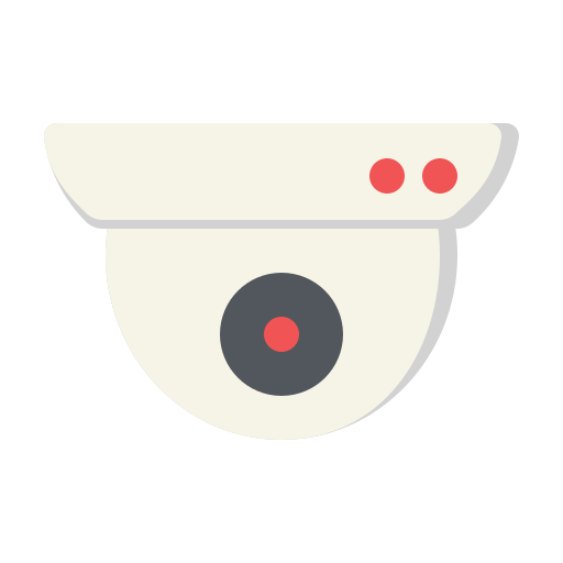 beveiligingscamera Generic Flat icoon