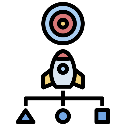 misión Noomtah Lineal color icono
