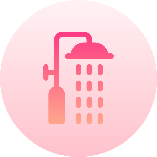 シャワー Basic Gradient Circular icon