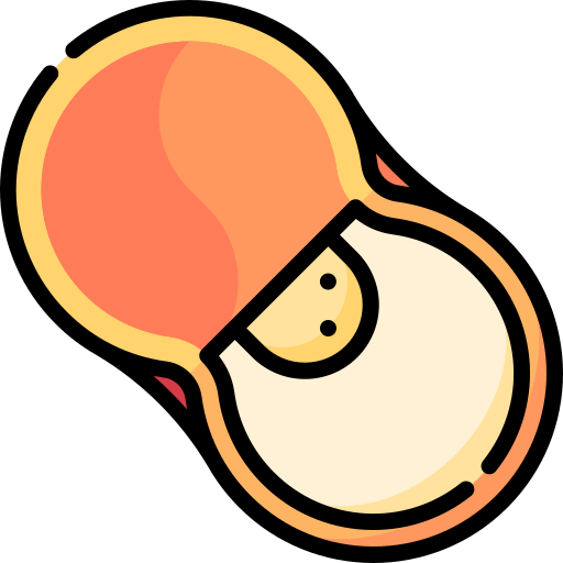 Saturn peach Special Lineal color icon