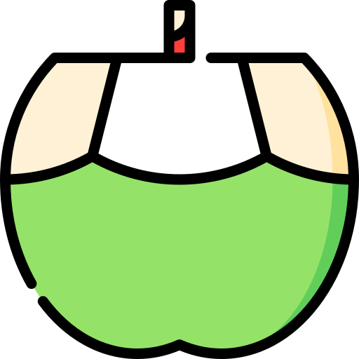 Coconut water Special Lineal color icon