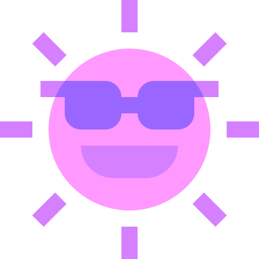 Sun Basic Sheer Flat icon