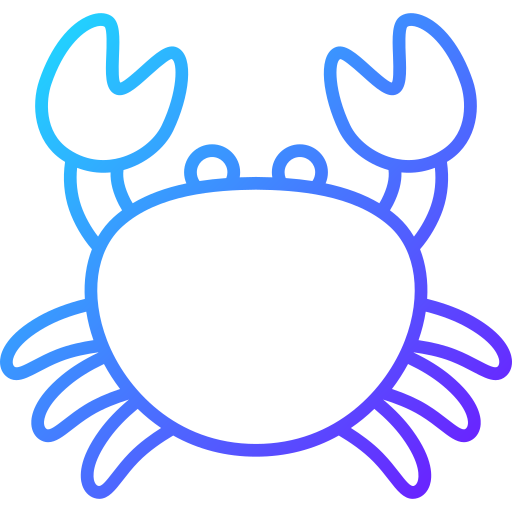 crabe Generic Gradient Icône