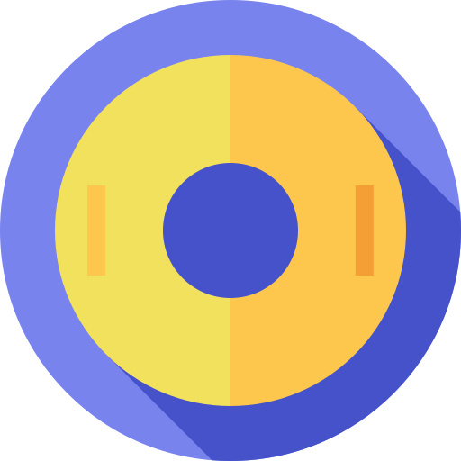 schweben Flat Circular Flat icon