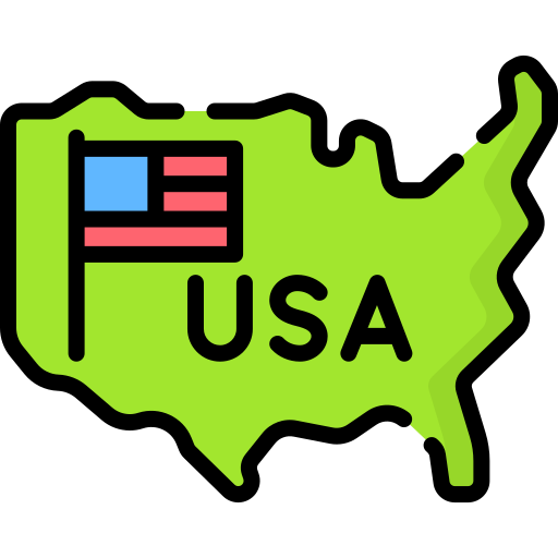 estados unidos de america Special Lineal color icono