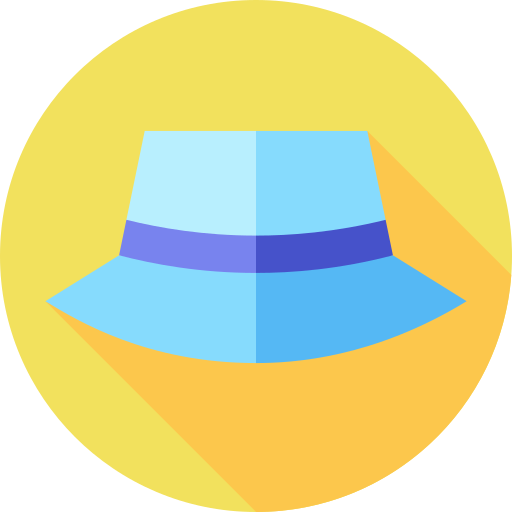 hoed Flat Circular Flat icoon