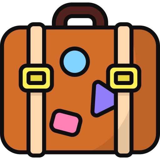 Luggage Generic Outline Color icon