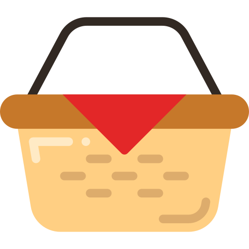 koszyk piknikowy Generic Flat ikona