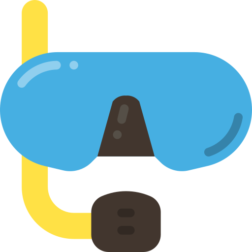 snorkelen Generic Flat icoon