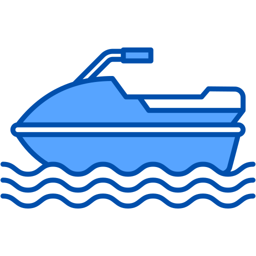 ジェットスキー Generic Blue icon