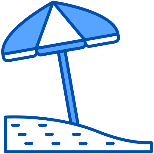 ビーチ Generic Blue icon