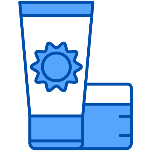자외선 차단제 Generic Blue icon