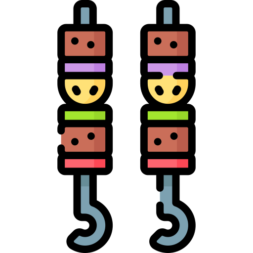 Skewer Special Lineal color icon