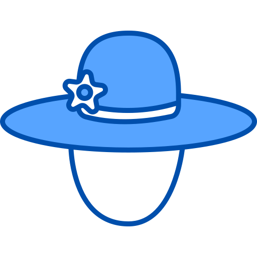 cappello pamela Generic Blue icona