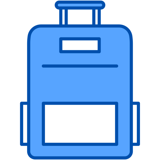 Suitcase Generic Blue icon