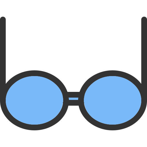 brille Generic Outline Color icon