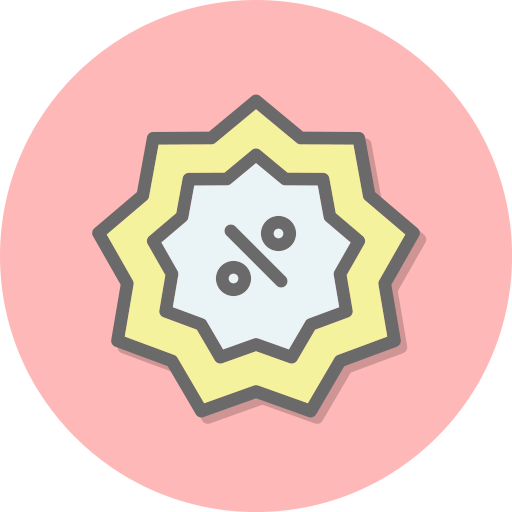 割引 Generic Circular icon