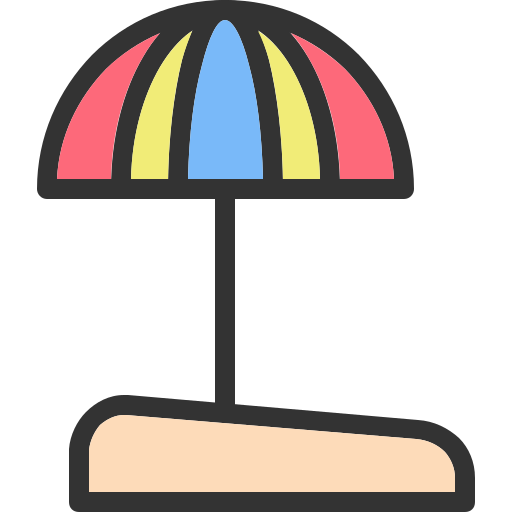 playa Generic Outline Color icono