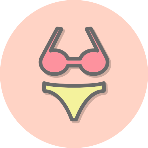bikini Generic Circular icono