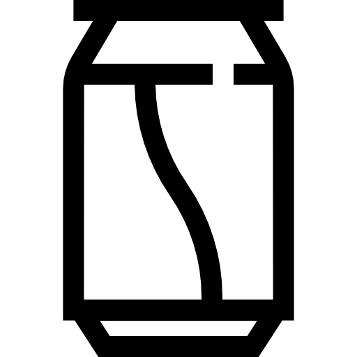 bibita analcolica Basic Straight Lineal icona
