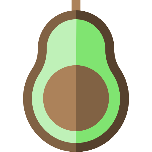 aguacate Basic Straight Flat icono