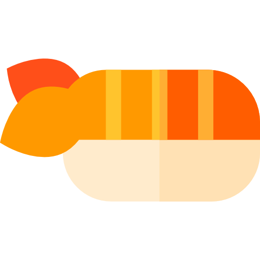 sushi Basic Straight Flat Ícone
