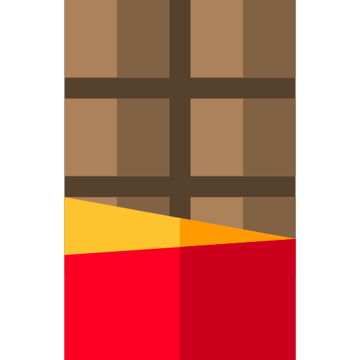 チョコレート Basic Straight Flat icon