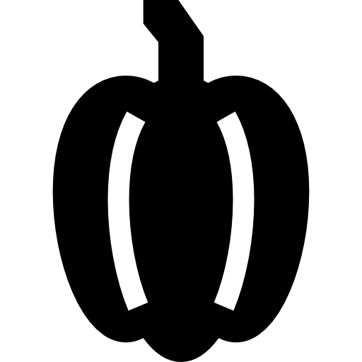 pimienta Basic Straight Filled icono